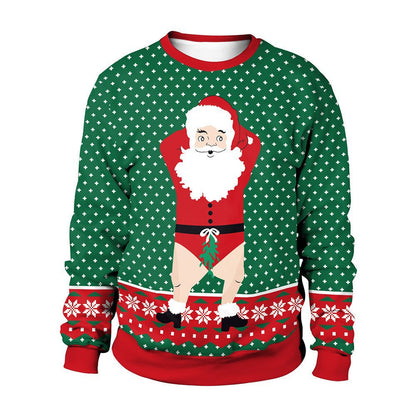 Custom Festive Holiday Crew Neck Sweater