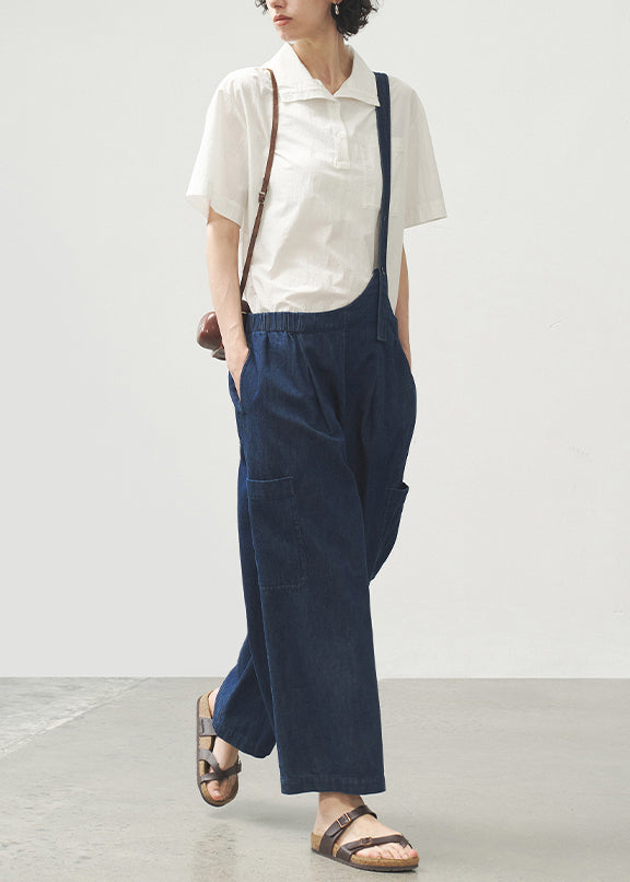 Women's Blue Denim Jeans Elastic Waist - OutfitLondon