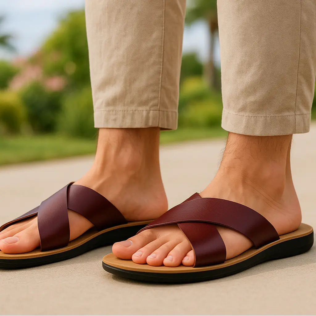 Classic Italian Leather Sandal Shoes