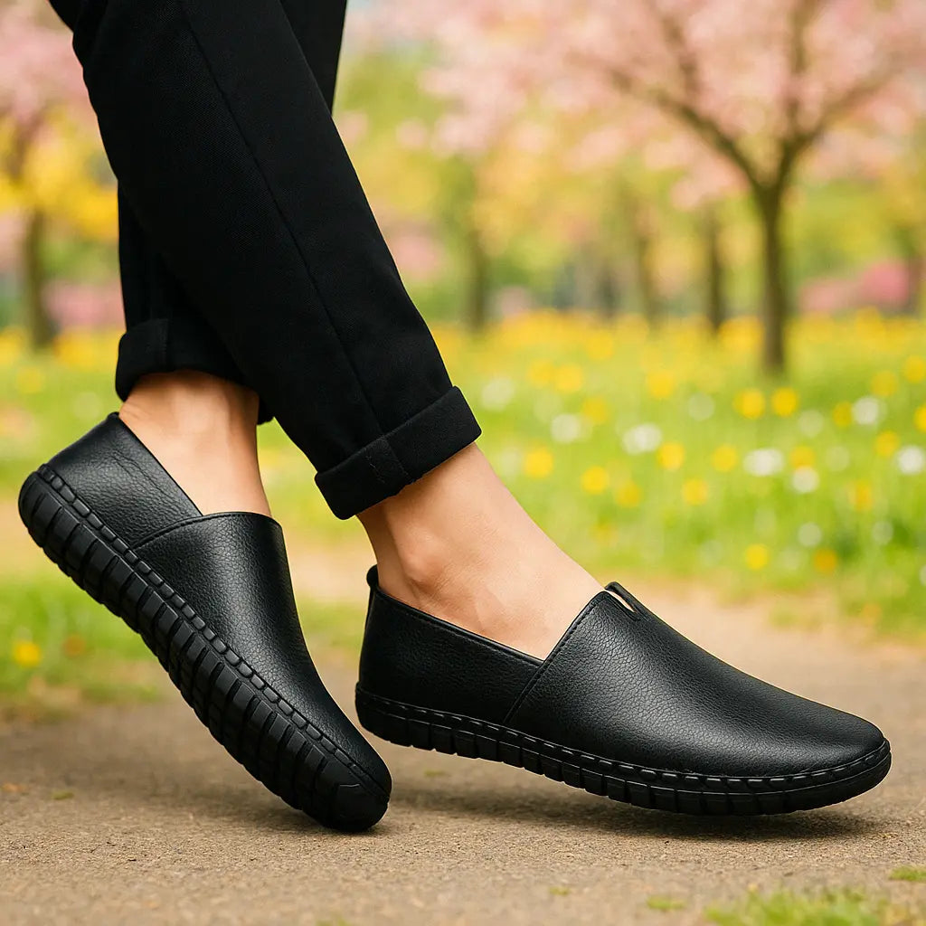 Luxury Leather Loafers - Premium Italian Style Shoes - OutfitLondon