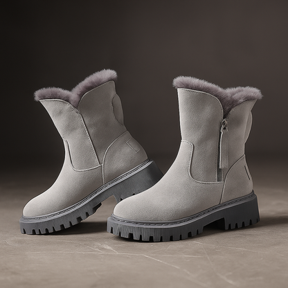 Warm Faux Fur Ankle Boots
