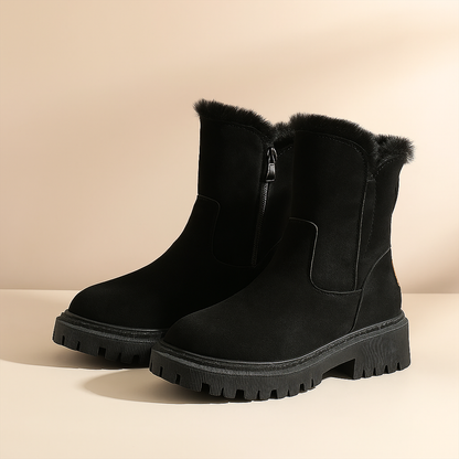 Warm Faux Fur Ankle Boots