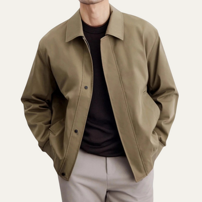 Men's Slim Water Resistant Fall Coach Jacket