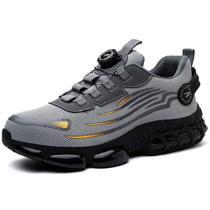 Tough Waterproof Hiking Work Boots with Grip Sole