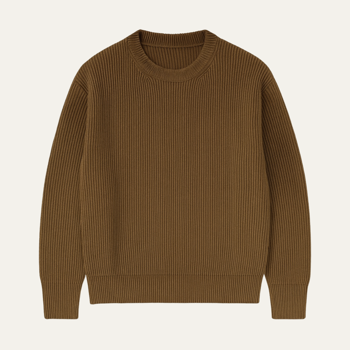 Premium Mens Merino Wool Cable Knit Sweater - OutfitLondon