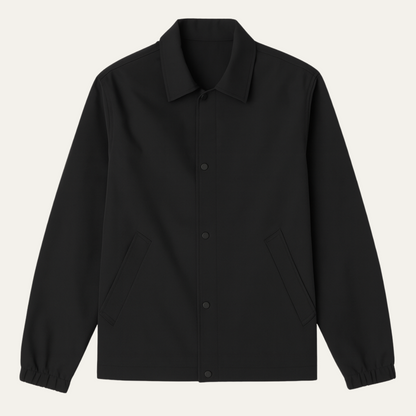 Men's Slim Water Resistant Fall Coach Jacket - OutfitLondon