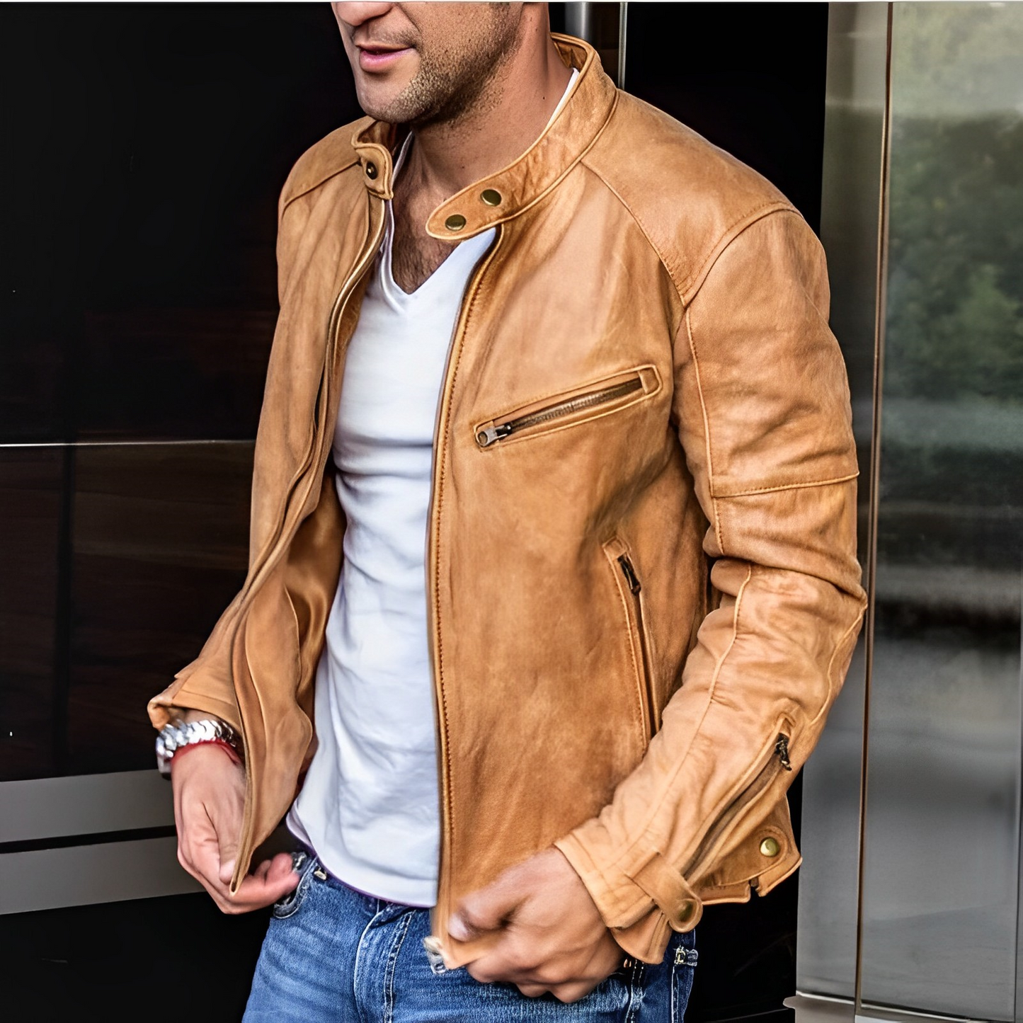 Premium All Year Round Leather Jacket
