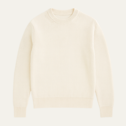 Premium Mens Merino Wool Cable Knit Sweater
