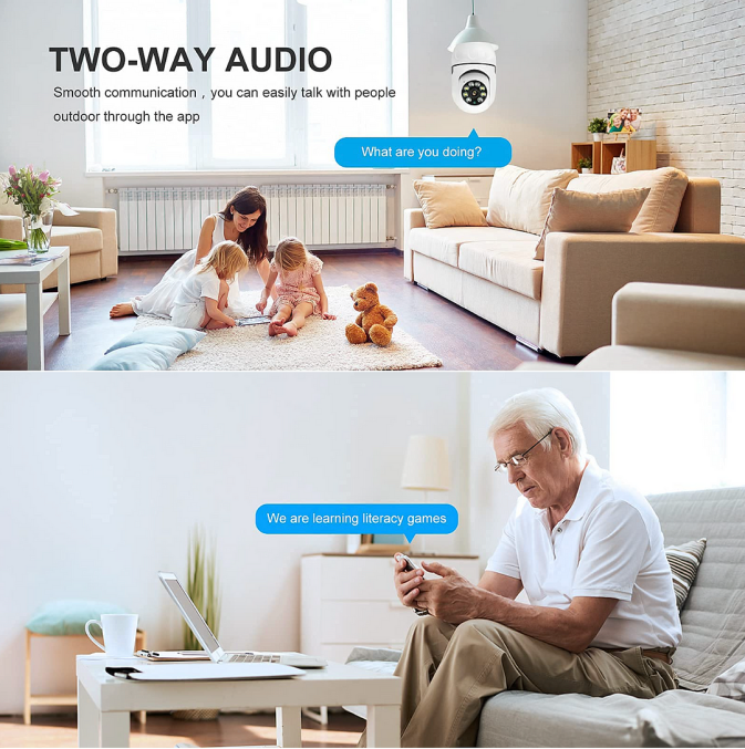 Safe Cam 360 Lightbulb Camera - Top-Rated Lightbulb Security Camera