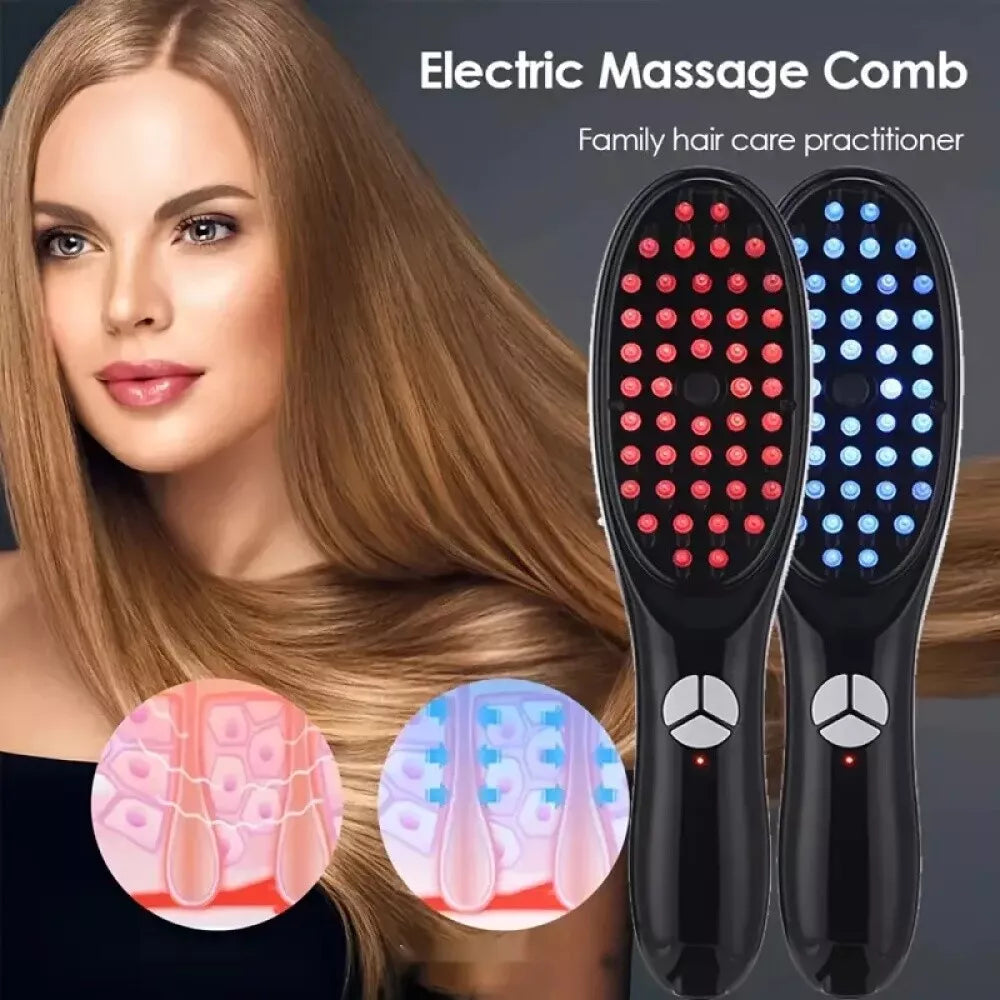 Scalp Massager Spray Brush – Massage, Light Therapy & Essential Oil Diffuser