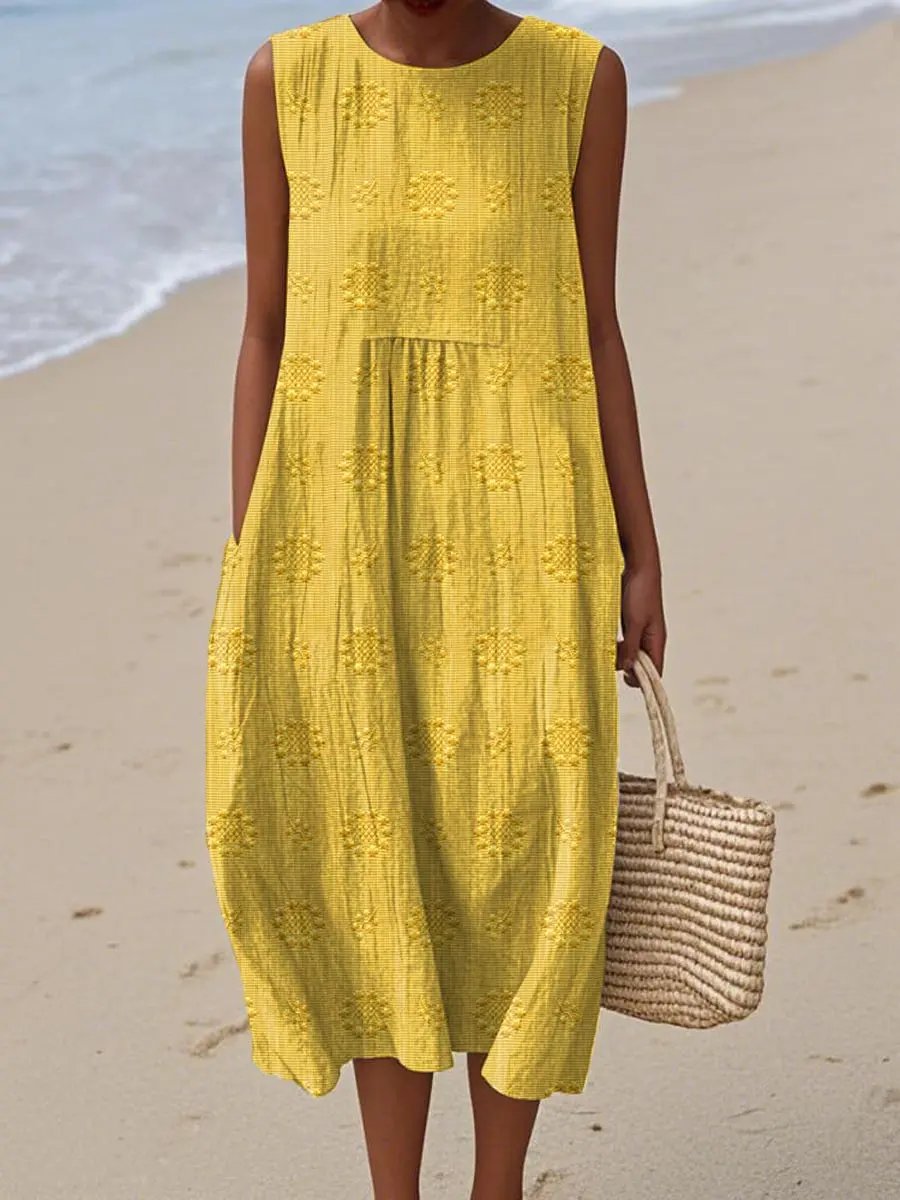 Chic Summer Cotton Shift Dress