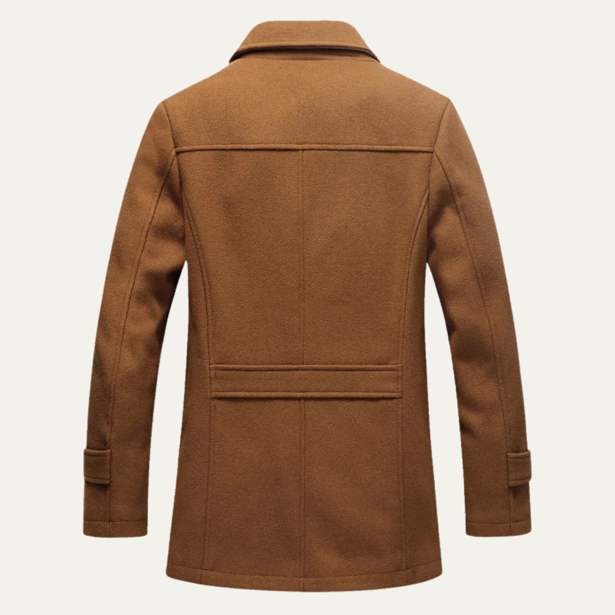 Warm Men's Wool Winter Overcoat
