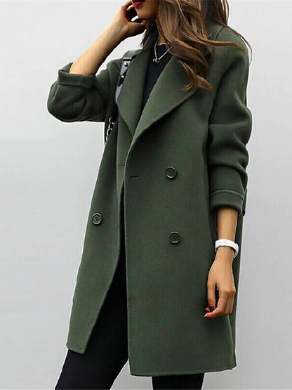 Warm Ladies Classic Trench Coat