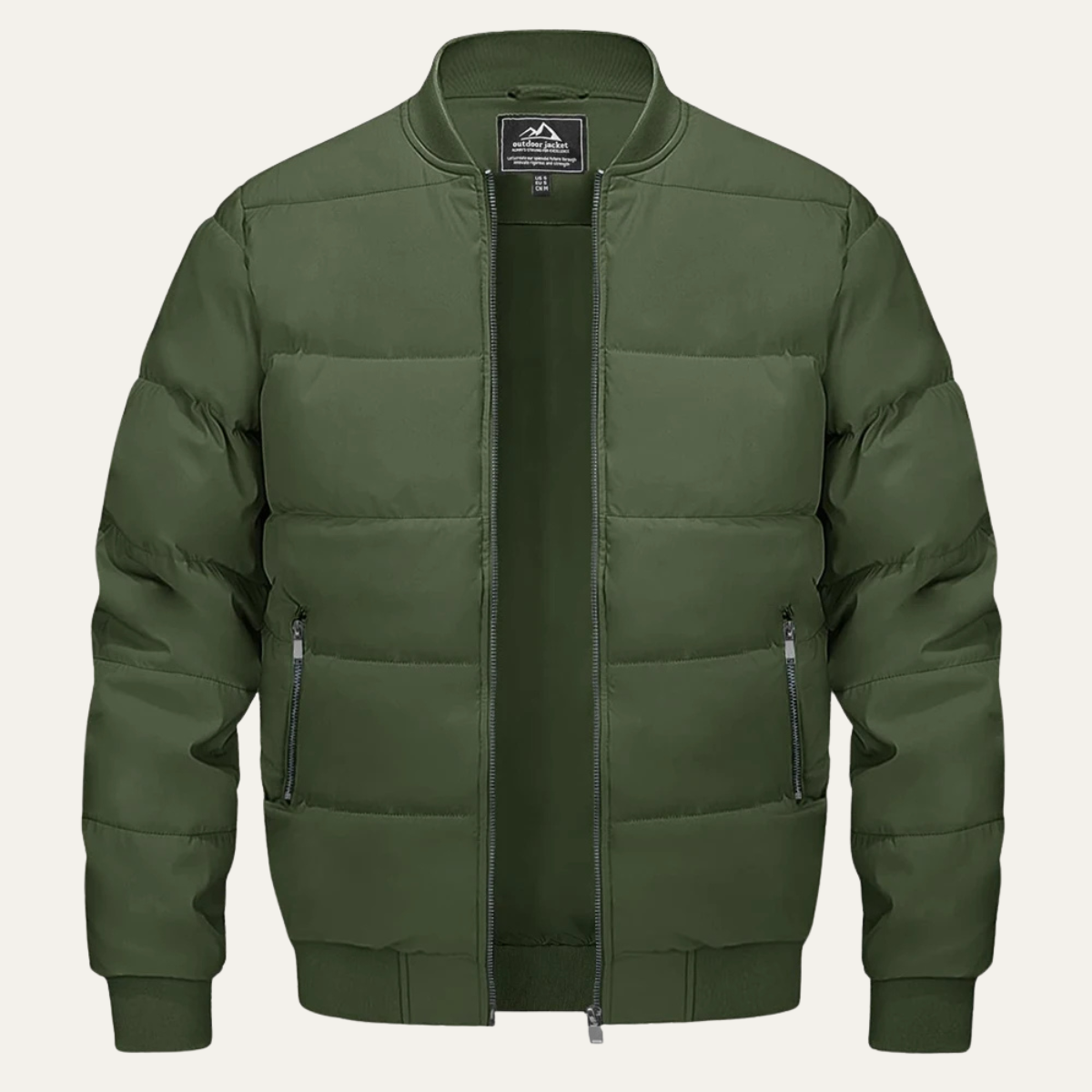 Slim Fit Quilted Men's Puffer Coat