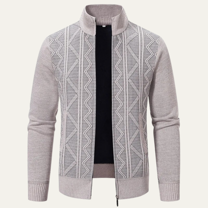 Warm Men's Crew Neck Winter Knit Sweater