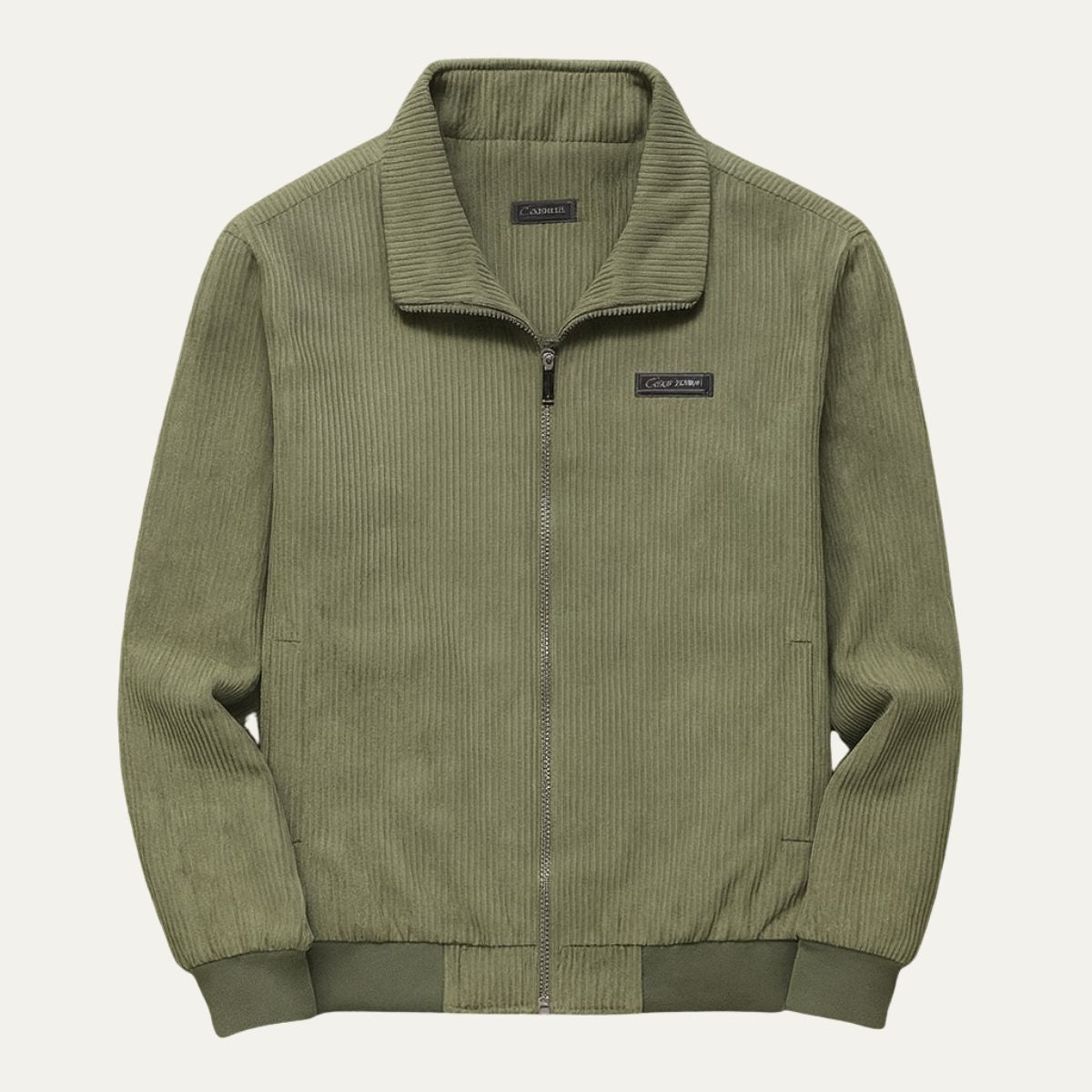 Warm Waterproof Men's Corduroy Coats with Fleece Lining