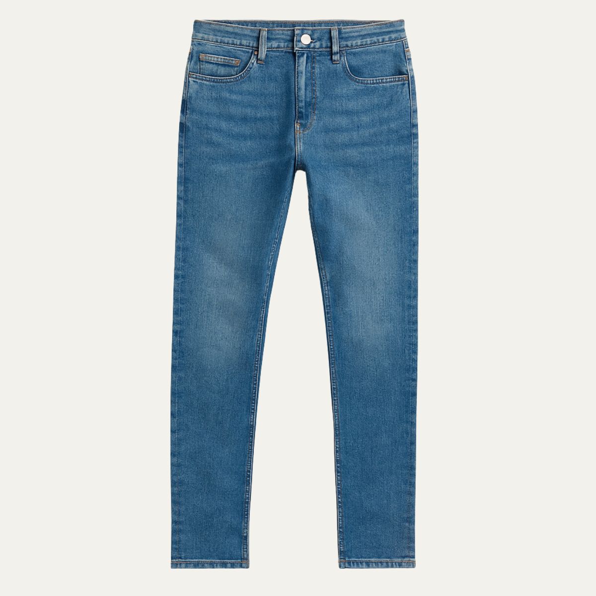 Slim Fit Vintage Straight Leg Jeans - OutfitLondon