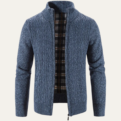 Cozy Mens Fleece Zipper Jacket