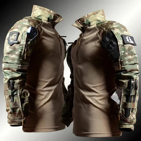 Thermal Military Style Mens Sweater