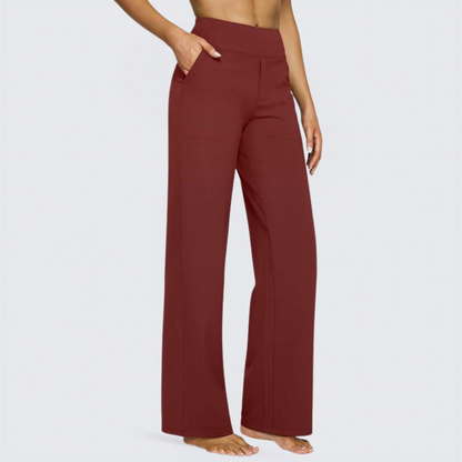 Relaxed Fit High Waist Yoga Pants for Women