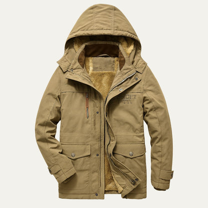 Waterproof Quilted Mens Outdoor Jacket