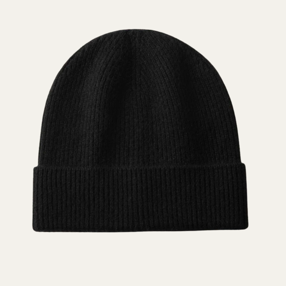 Warm Mens Cashmere Ribbed Winter Hat - OutfitLondon