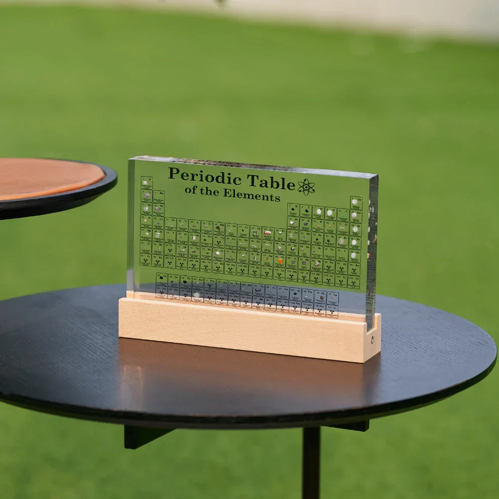 Glowing Element Periodic Table Wall Art Display