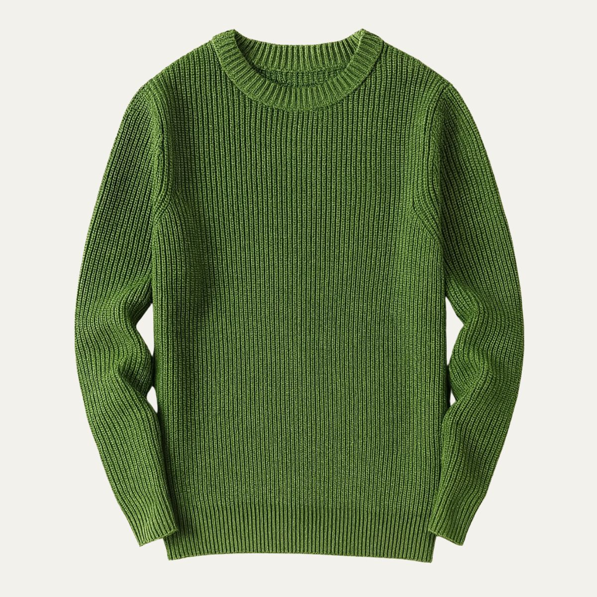 Soft Merino Wool Crew Neck Sweater