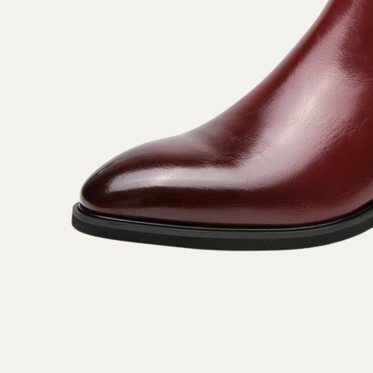 Brown Leather Mens Classic Ankle Boots