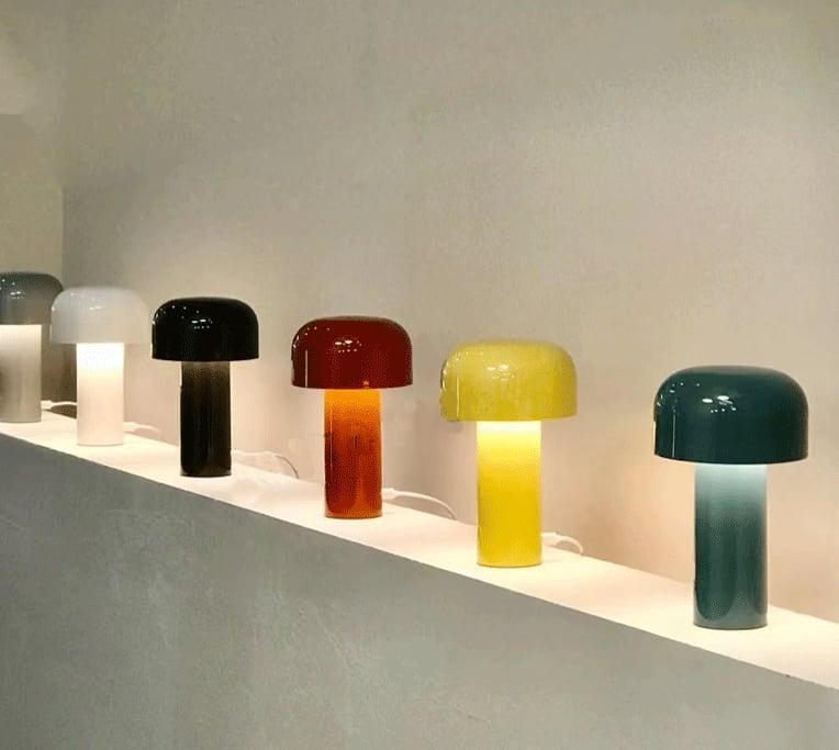 LED Creative Mushroom Rechargeable Table Lamp
