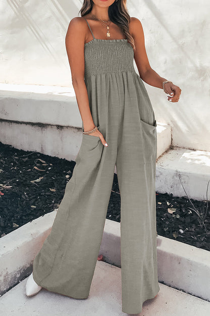 Relaxed Fit Women's Summer Jumpsuit with Pockets