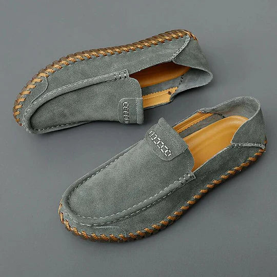 Men's Suede Loafers - Comfortable Slip-on Casual Shoes