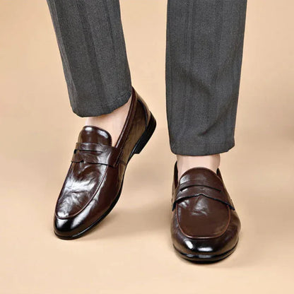 Authentic Premium Leather Slip On Shoe