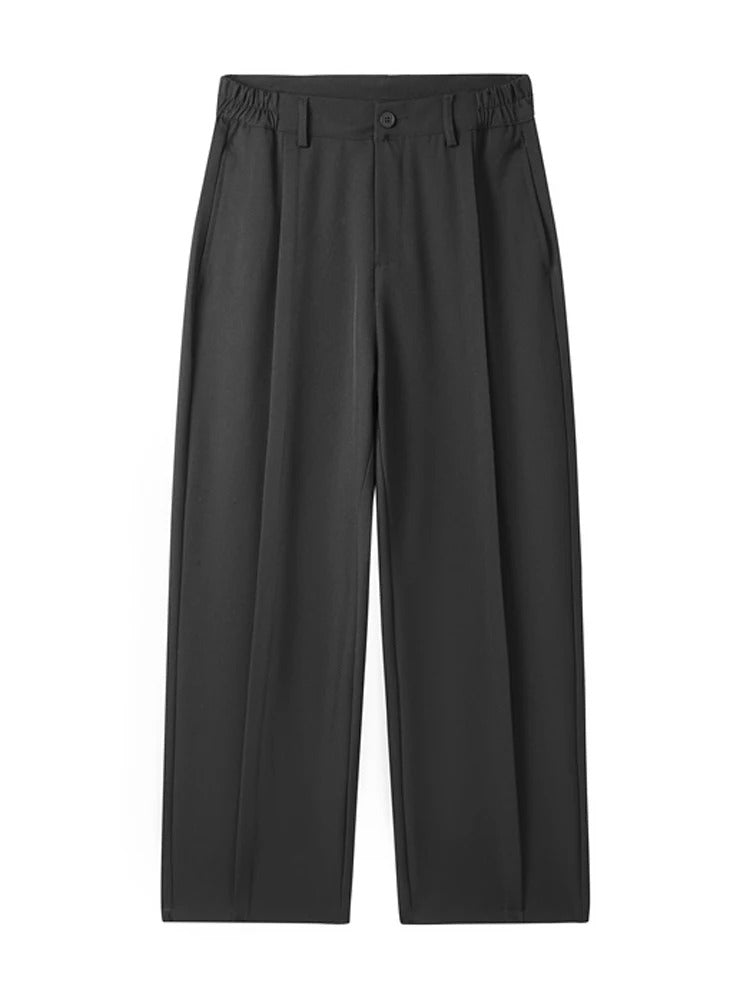 Relaxed Fit Mens Pleated Dress Pants