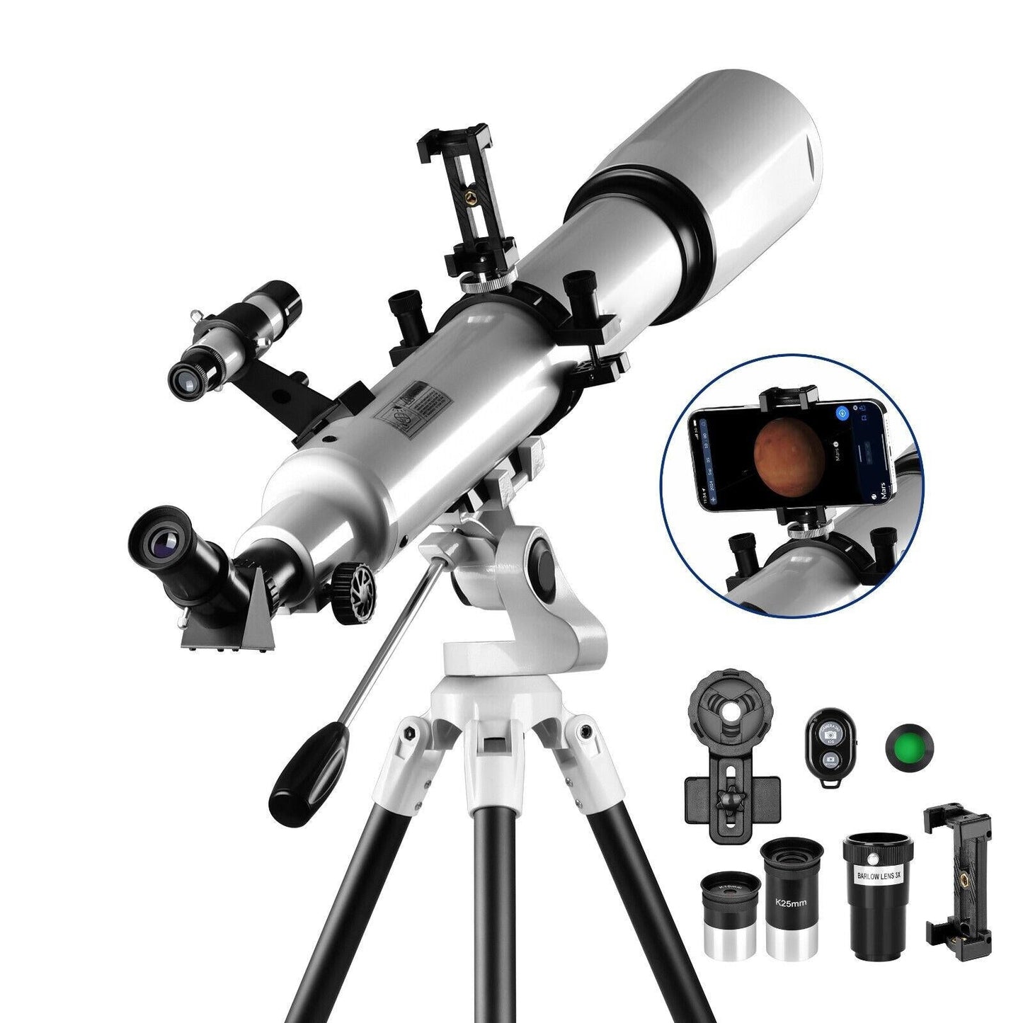 High Power 210x Adult Telescope with Star App - OutfitLondon