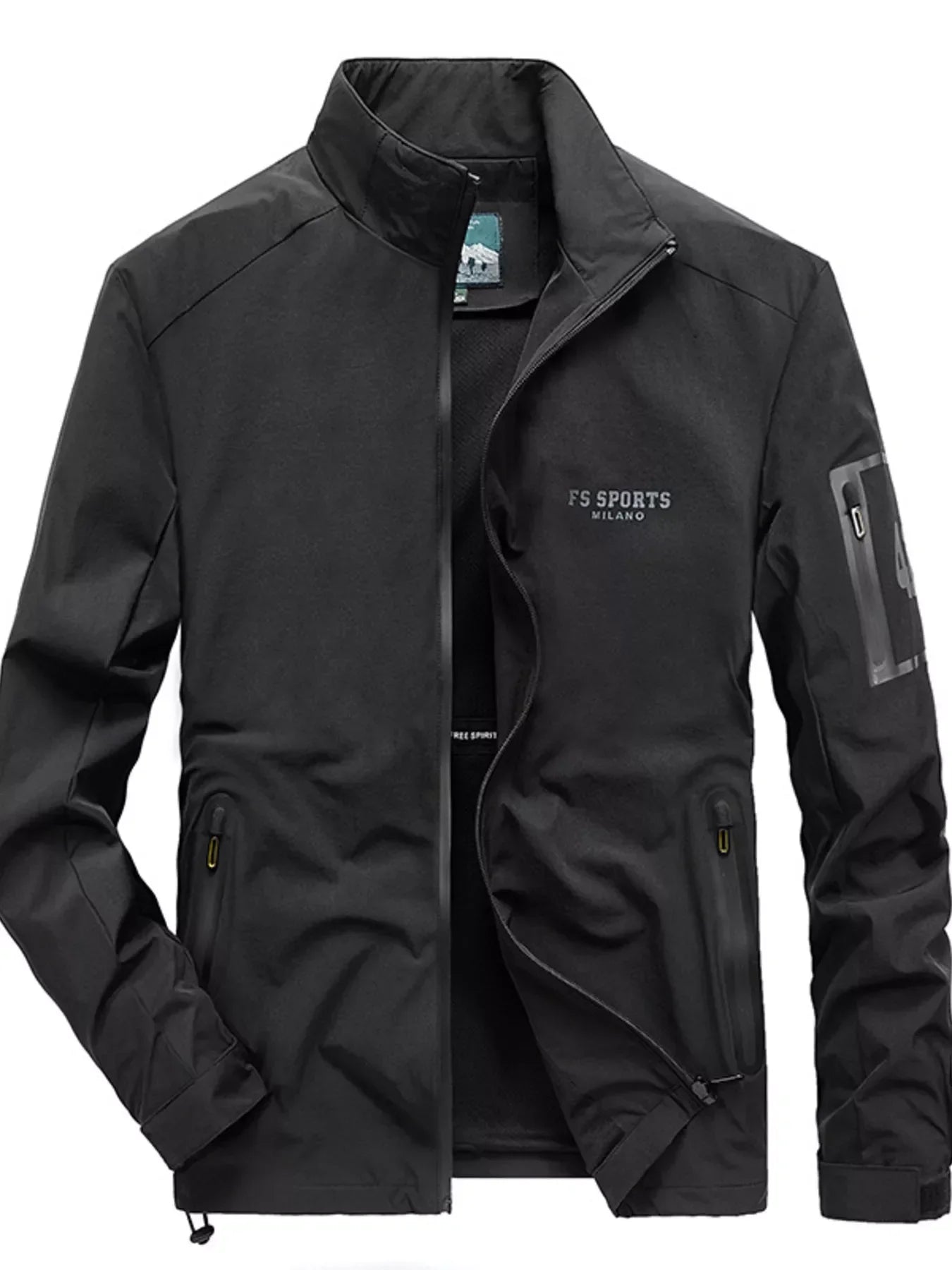 Fitted Waterproof Zip Up Jacket - OutfitLondon