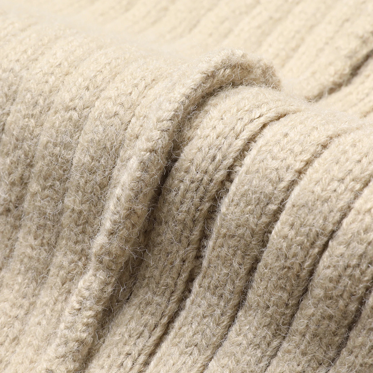 Cozy Mens Thick Knit Crew Neck Cardigan