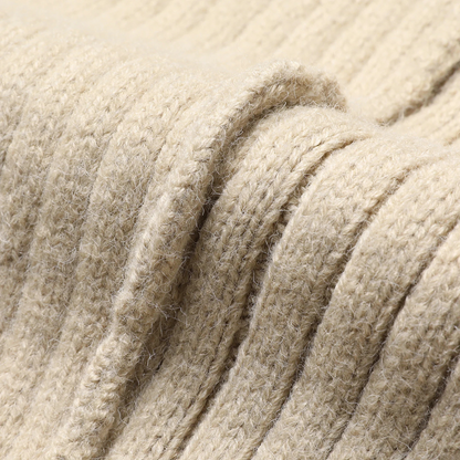 Cozy Mens Thick Knit Crew Neck Cardigan