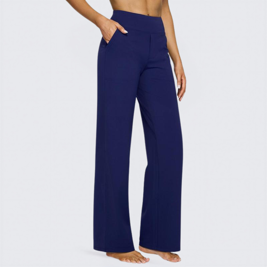 Relaxed Fit High Waist Yoga Pants for Women