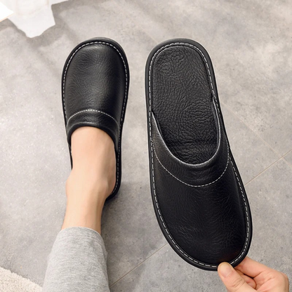 Comfortable Men's Leather Slippers