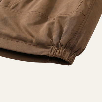 Luxury Mens Suede Inside Fleece Bomber Jacket