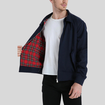 Men's Vintage Zip Up Bomber Jacket