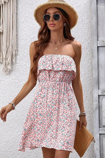 Pretty Summer Ruffle Sundress