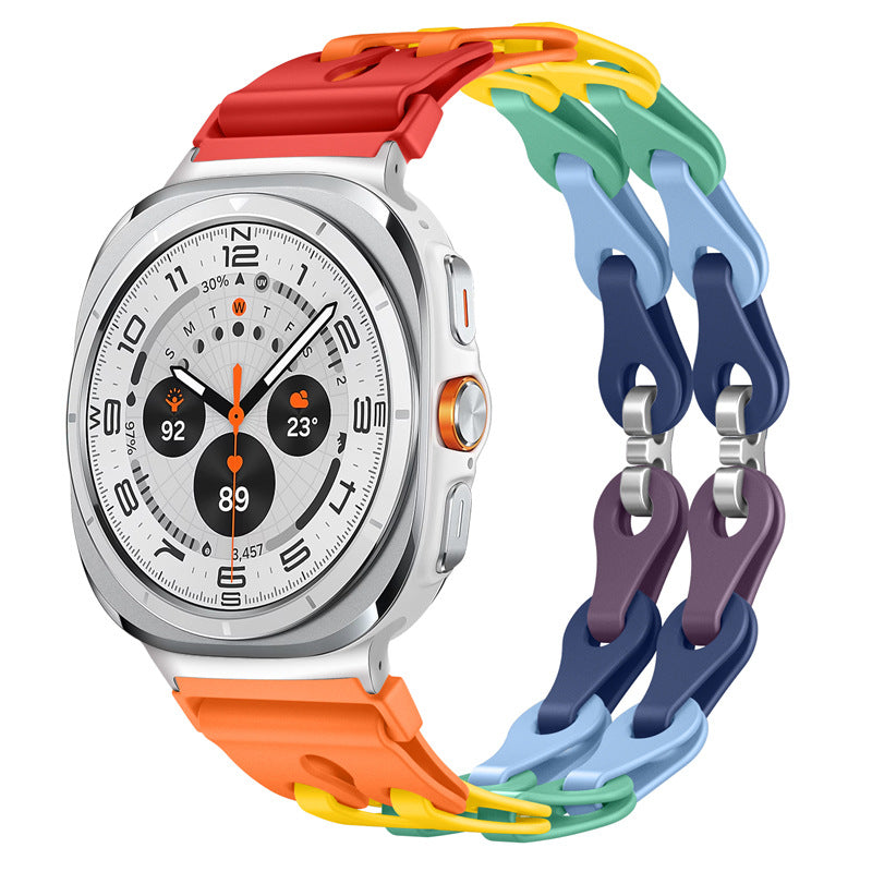 Flexible Rubber Strap for Samsung Galaxy Watch Ultra 47mm - OutfitLondon
