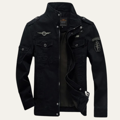 Classic Mens Casual Cotton Pocket Jacket