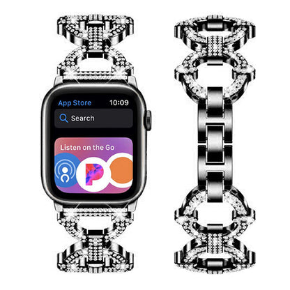 Sleek Metallic Smart Watch Band Bracelet