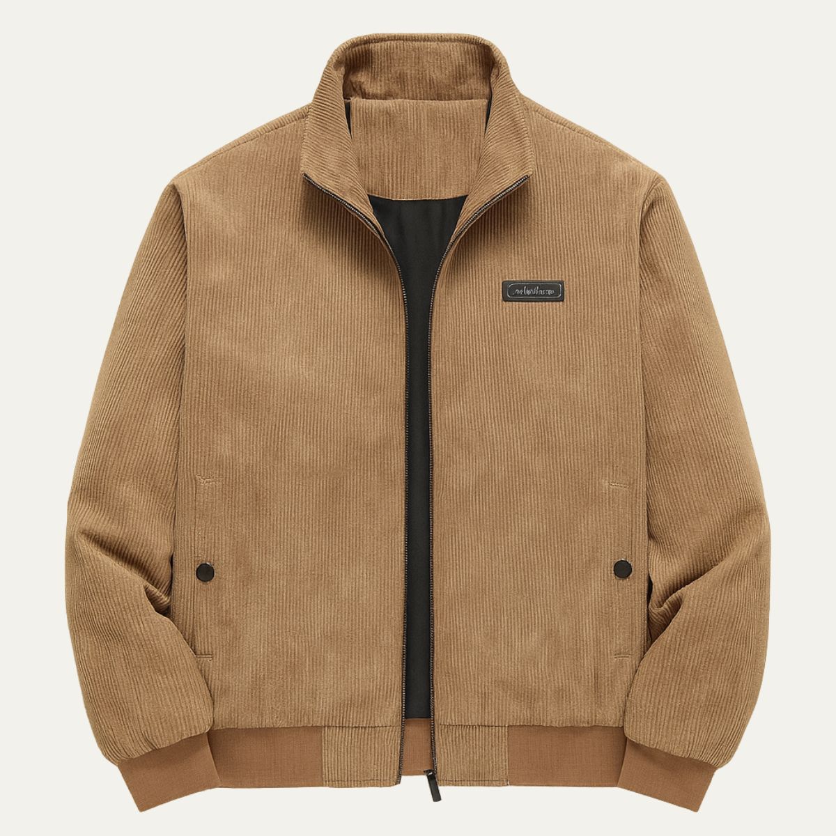 Warm Waterproof Men's Corduroy Coats with Fleece Lining
