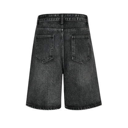 Men's Retro Denim Casual Shorts