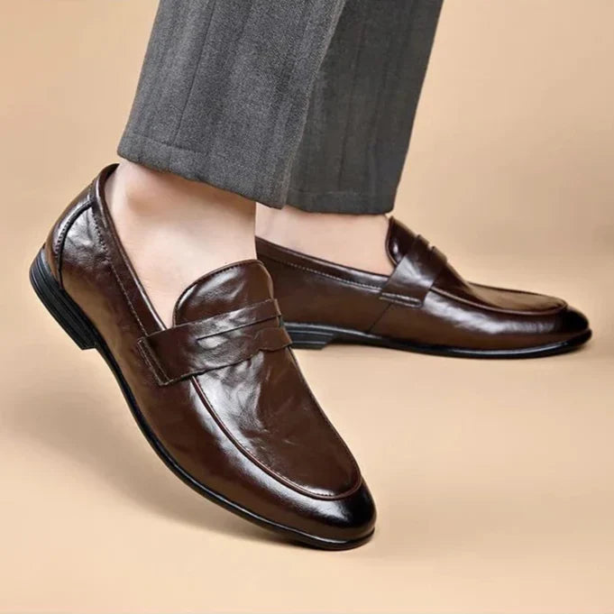 Authentic Premium Leather Slip On Shoe