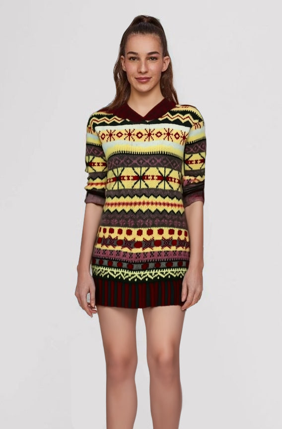 Warm Cable Knit Sweater for Ladies